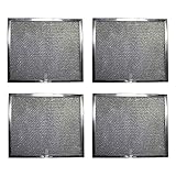 Filter Everything Replacement RANGEAIRE 610007 Compatible Replacement Aluminum Filters - 9-7/8 x 11-11/16 x 5/16 PTLS (4-Pack)