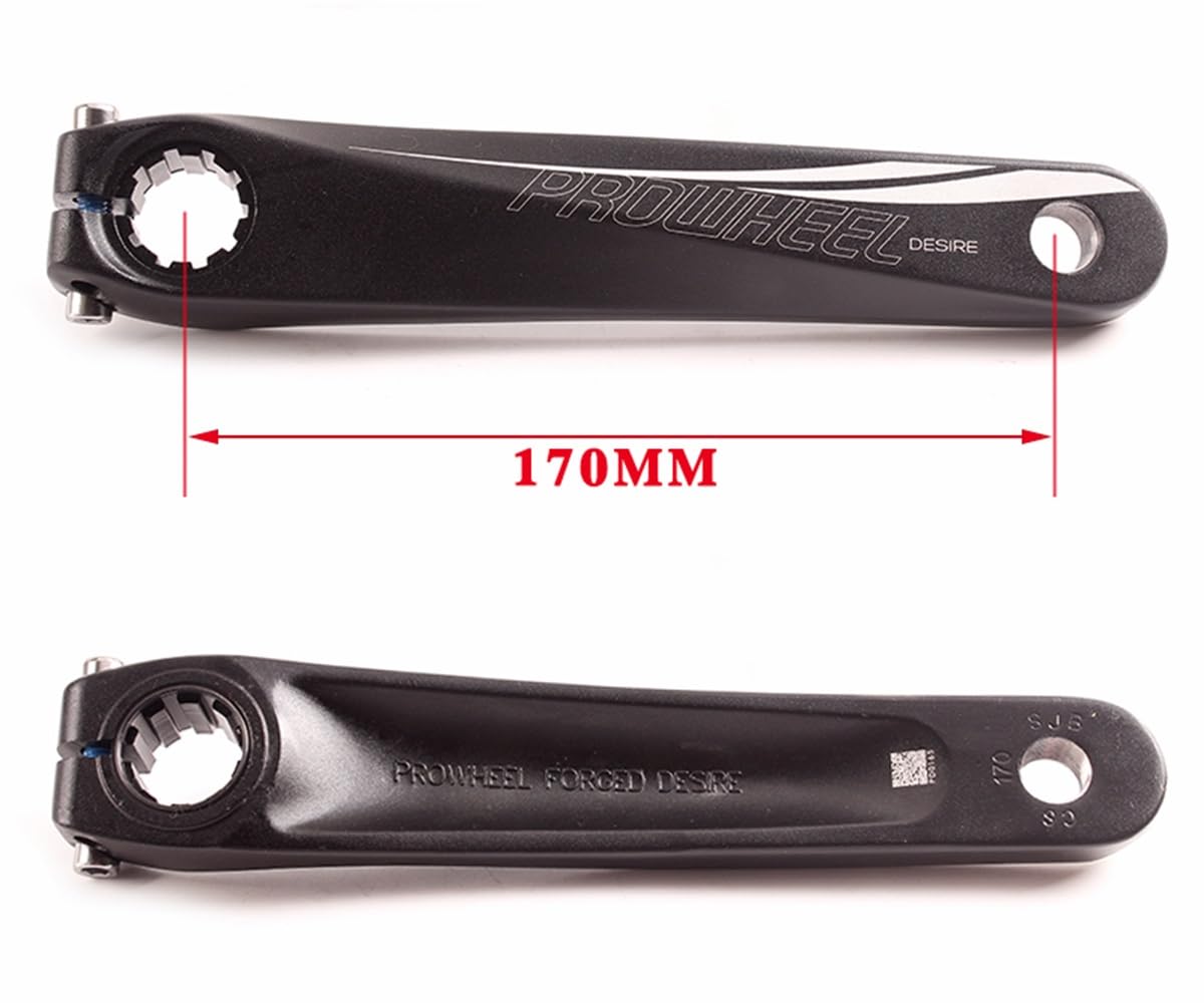 Zestaw korby drążonej do roweru wyścigowego 170 mm 130 BCD 39 do 53 zębów okrągła pojedyncza tarcza łańcuchowa aluminium do 8- i 11-rzędowych 5 otworów