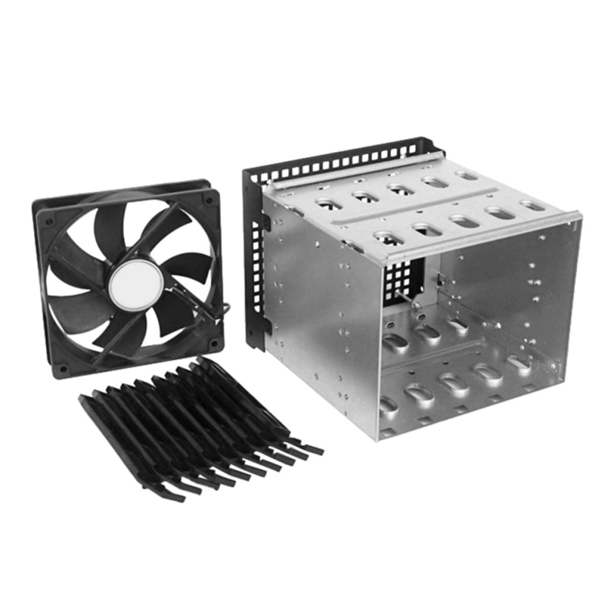 Soporte de Montaje para Disco Duro 3, 5 Pulgadas, Acero Inoxidable, Plata