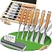 Produktbild PUREWERK® Stechbeitel Set für Holz [6 Größen] - Beitelset mit 6 geschärften Stemmeisen aus CrV-Stahl - Werkzeug zur Holzbearbeitung inkl. Box & Schleifsteine