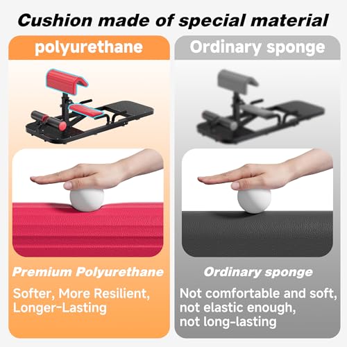 Hip Thrust & Squat Machine for Home – Multi-Function Glute Builder, Leg & Core Strengthening Equipment – Adjustable Sissy Squat, Hip Thrusts, Squat Assist Machine for Home Gym