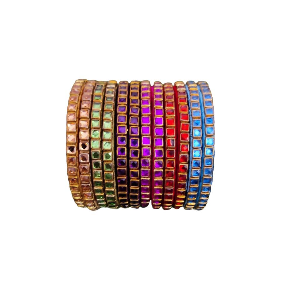 See full amazon price history chart for Nathans Global Handmade Silk thread kundan stone, Multi Colored Bangles for Women, Girls, Teens, set of two bangles in each color, 6 set of multi color bangles. (2.8) Nathans Global Handmade Silk thread kundan stone, Multi Colored Bangles for Women, Girls, Teens, set of two bangles in each color, 6 set of multi color bangles. (2.8) (B0D9213HQG) Amazon Price History, Amazon Price Tracker