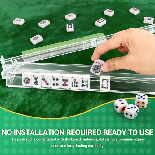 Set de 4 Soportes para Fichas Mahjong con Empujadores miniatura 5