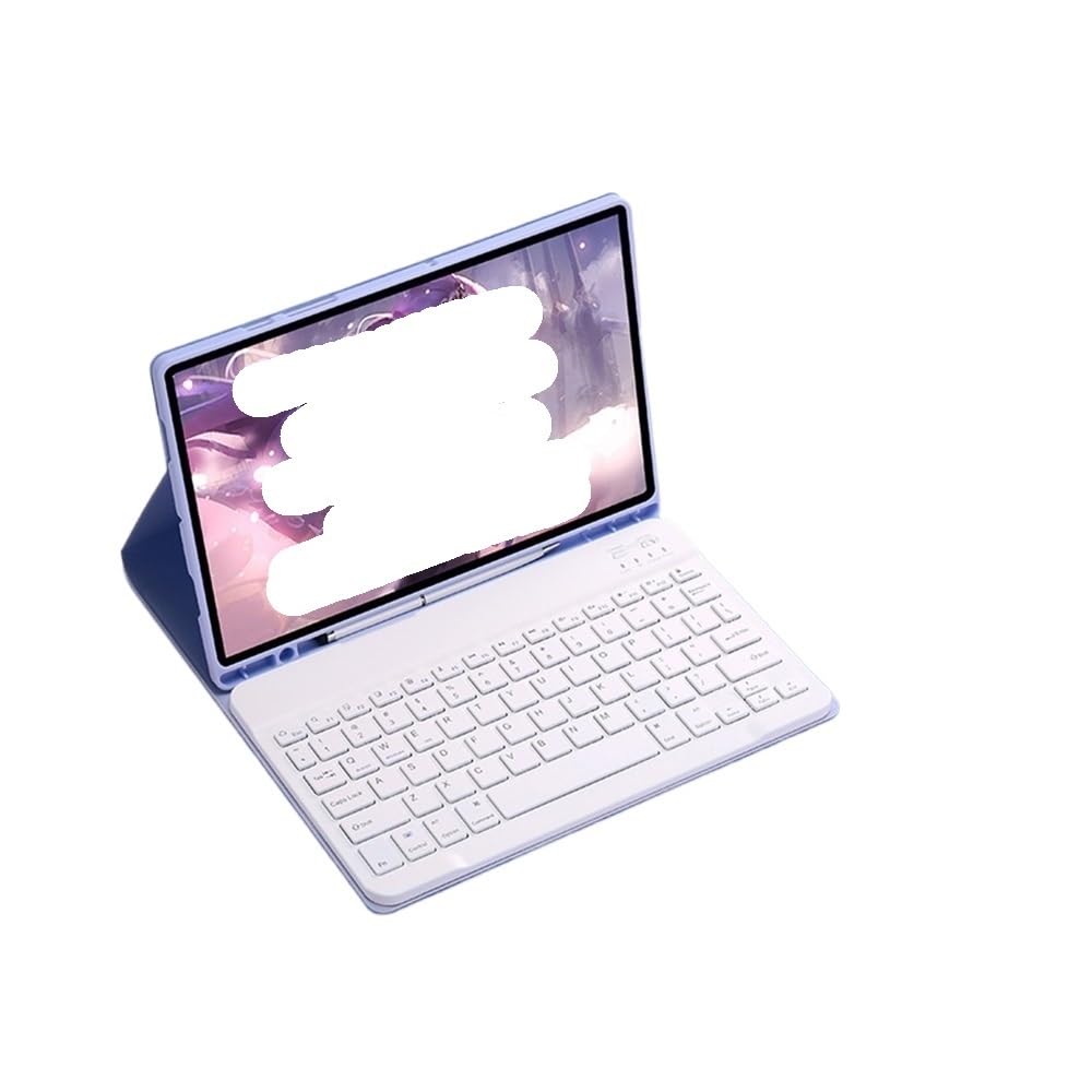 Clavier pour Samsung Tab S8+ Plus protégeant la tablette et rangeant le stylet - 7