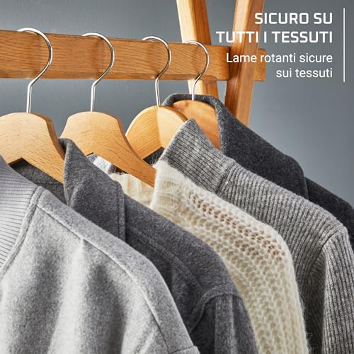 Rowenta Easy Care, Levapelucchi Ricaricabile con Lunga Autonomia, Rete in Acciaio Inox, Risultati Impeccabili e Veloci, Facile da Usare e Pulire, Colore Terracotta, JA8001 - Immagine 5