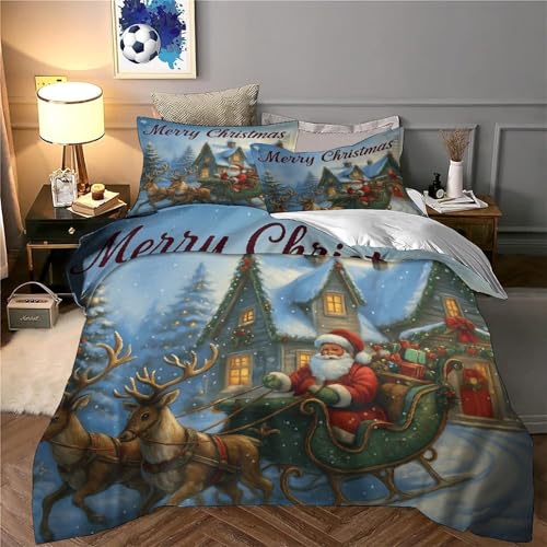 Parure de lit Noël 3D pour réchauffer les nuits d'hiver - 6