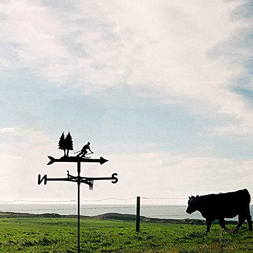 Girouette scène de ferme pour toit résistant aux intempéries extérieures - 5