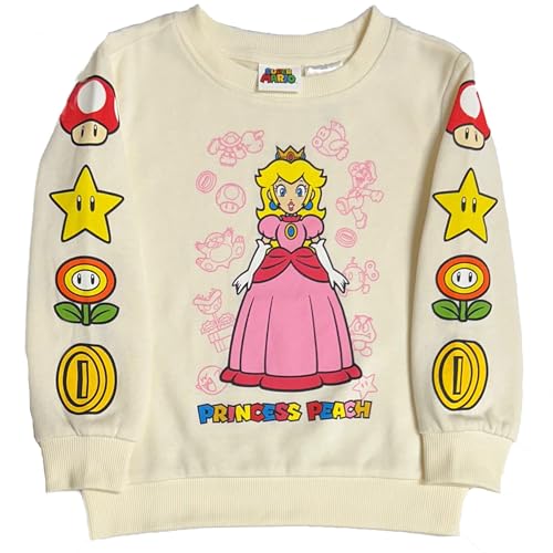 Princess Peach Little & Big Girls Long Sleeve Fleece Top3