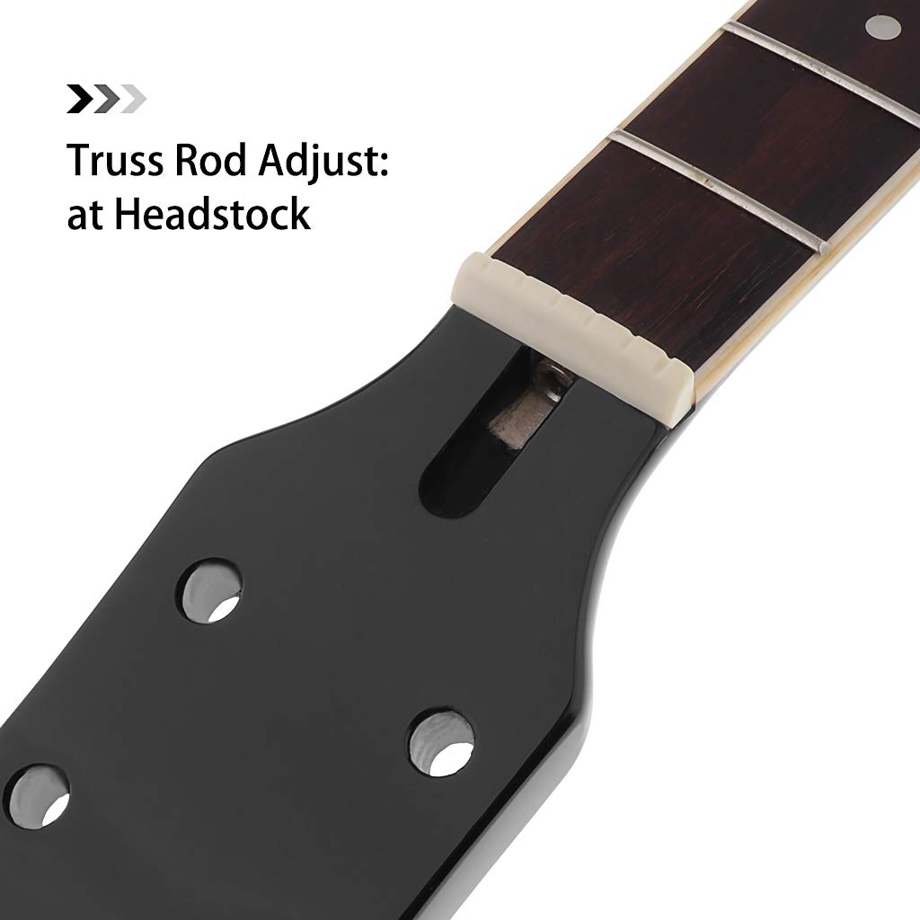 Amazon | アルニコフ エレキギター ネック DIY ギブソンLPギター用