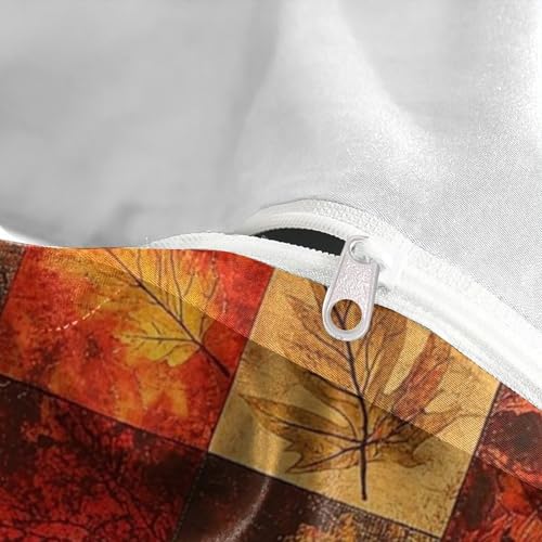 Parure de lit d'automne housse de couette 260x220 cm en microfibre hypoallergique pour amoureux - 8
