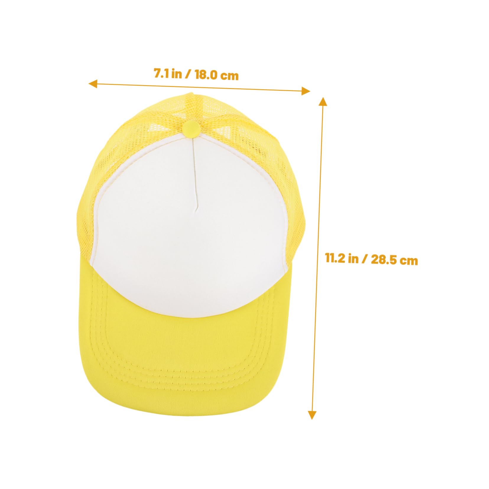 Holibanna 6pezzi Baseball Vuoti per Sublimazione Regolabili Traspirante per attività all per Personalizzazione