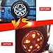 Wrangler 3rd Brake Light Red for Spare Tire, Jeep LED Brake Lights 25 LEDS Jeep Wrangler Spare Tire Brake Light