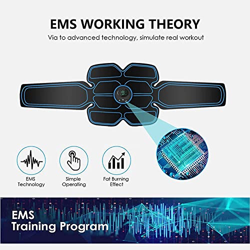 Electroestimulador-Muscular-Abdominales-Electroestimulacion-EMS-Estimulacion-USB-Recargable-ABS-Trainer-para-AbdomenBrazoPiernasCintura