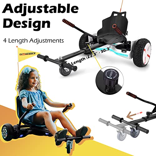 Adjustable Hoverboard Car Style Holder For 6.5" 8" 10" Two Wheel Self Balancing Scooter With 4 Length Adjustments (Balance Board Not Included) #TOP1