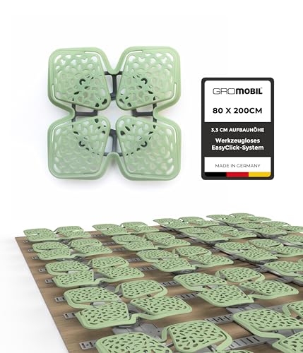 GROMOBIL® EasyClick Unterfederung – Tellerfeder Bettsystem...