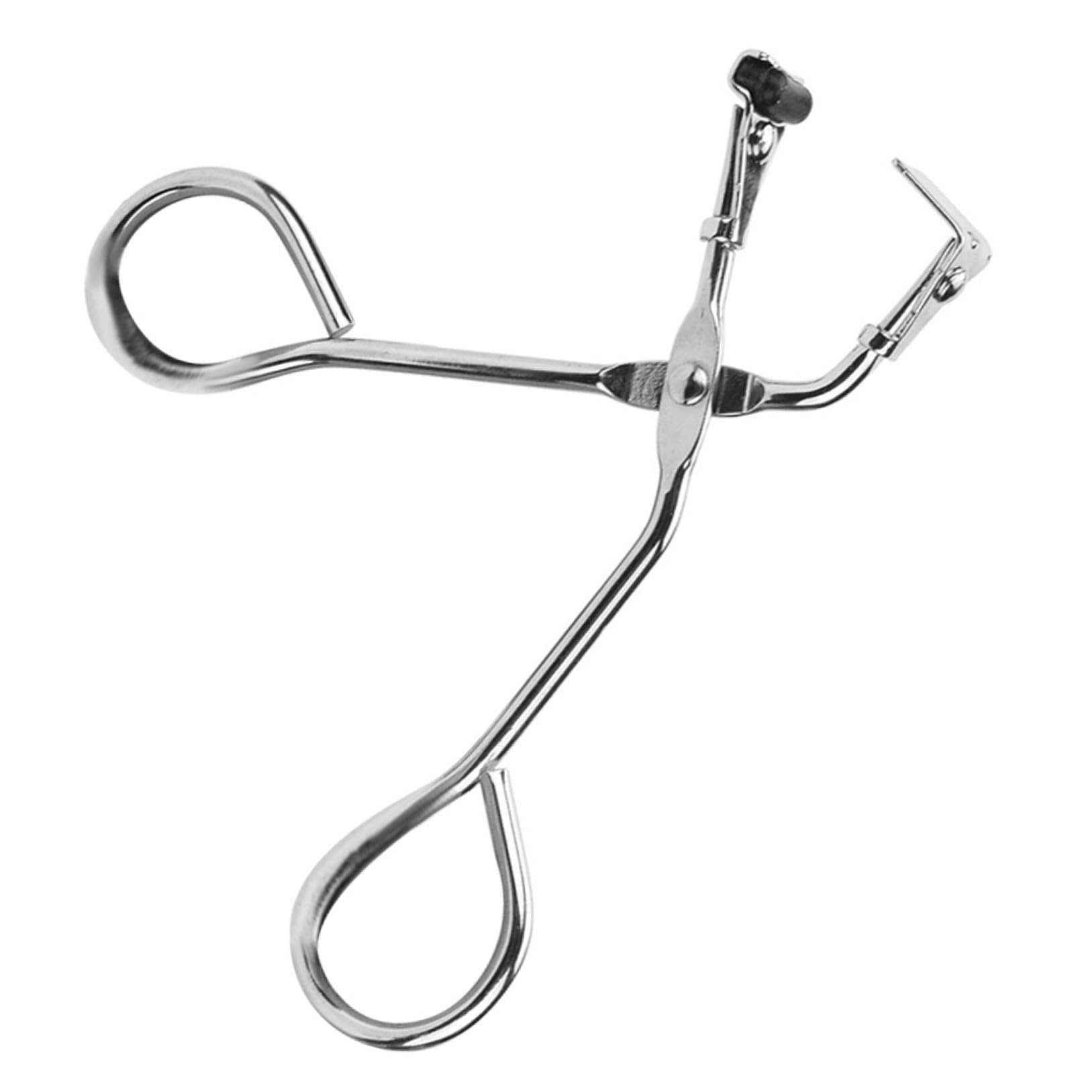 Healeved Piegaciglia Curvo e Leggero Argento in Acciaio Inossidabile Portatile per Applicazioni Precise e Pratiche Adatto per Ciglia Piccole e Mini