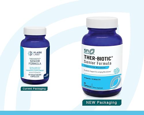 Miniatura 2 de Klaire Labs Ther-Biotic Probióticos para personas mayores, apoyo digestivo e inmunológico para hombres y mujeres mayores de 60 años, bifidobacterias