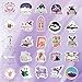 100PCS SJM Fantasy Book Stickers, Holographic Bookish Acotar Stickers for Laptops Water Bottles Crescent City Throne of Glass Merch Waterproof Decals Party Sticker Pack Gifts