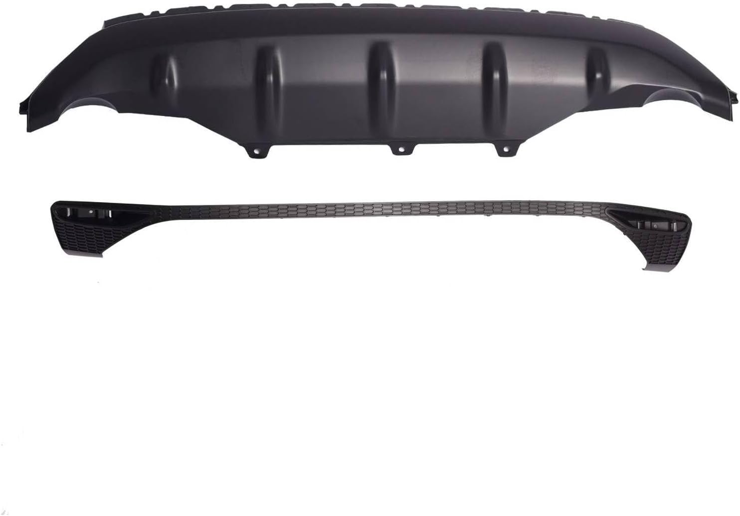 2Pcs Rear Lower Valance Panel & Bumper Cover Trim Compatible with Nissan Altima 2019 2020 2021 2022 Bumper Lower Cover Valance Black 850B26CA1H NI1195103 850716CA0H NI1137100