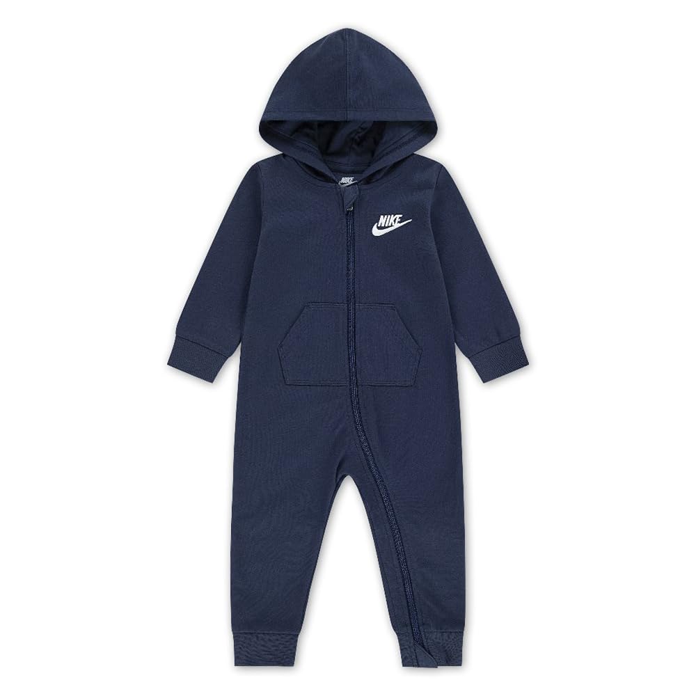 NIKE NKN Baby French Terry Coverall Midnight Navy
