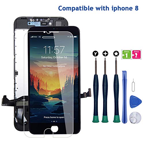 Compatible with iPhone 8 Screen Replacement, LCD Display 3D Touch Screen Digitizer Full