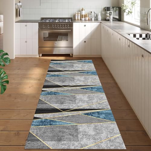 Alfombra larga para pasillo antideslizante que evita caídas y es lavable 5