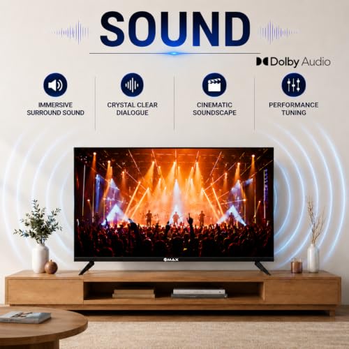 Image of Unimax Smart LED TV 43 inch Full HD | HDR Display | Fast Quad-Core | 2GB+16GB | Seamless Streaming | Voice Assistant | Gaming Ready