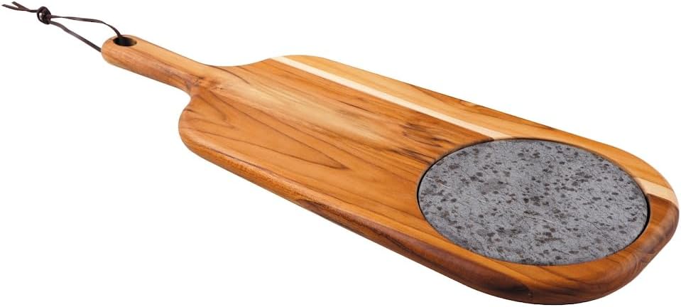 Tramontina - Provence serving board with stone 48x19x1.8cm teak wood and stone