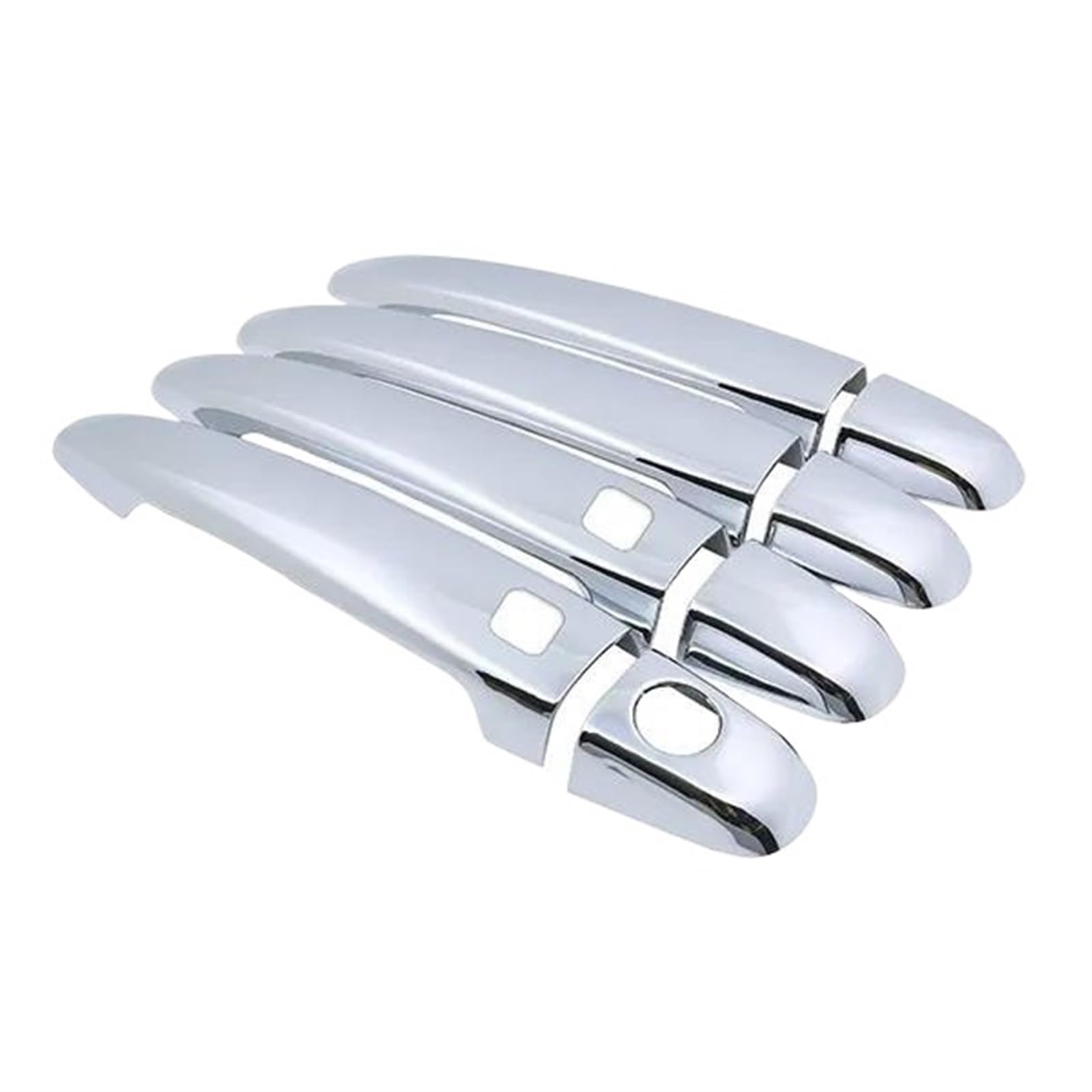 Lzbzhb 2 Keyless Entry Car Exterior Outsidedoor Handle For Toyota For Noah Nav1 Voxy R70 2008 2009 2010 2011 2012 2013 Chrome Door Handle Cover Car Accessories Rustproof Stickers(2 Keyless Entry)