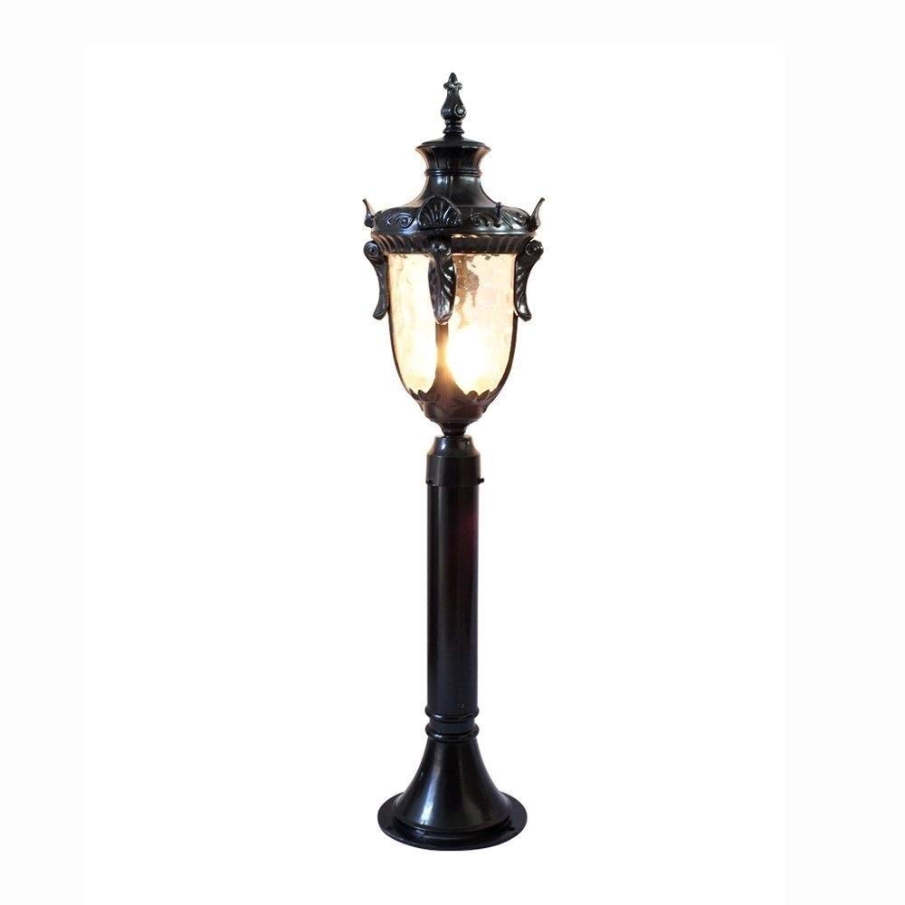 Lanterne de jardin rétro en aluminium et verre au style Victoria pour allée