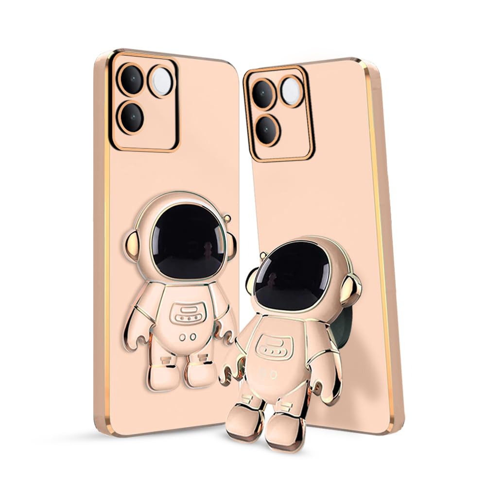 KARWAN®️ 3D Astronaut with Folding Stand Back Cover Case Compatible for IQOO 7 Pro | Slim electroplated case | Stand case | Soft TPU | Space Astro Theme | Camera Protection - Black (B0CZHXTJTK) Amazon Price History, Amazon Price Tracker