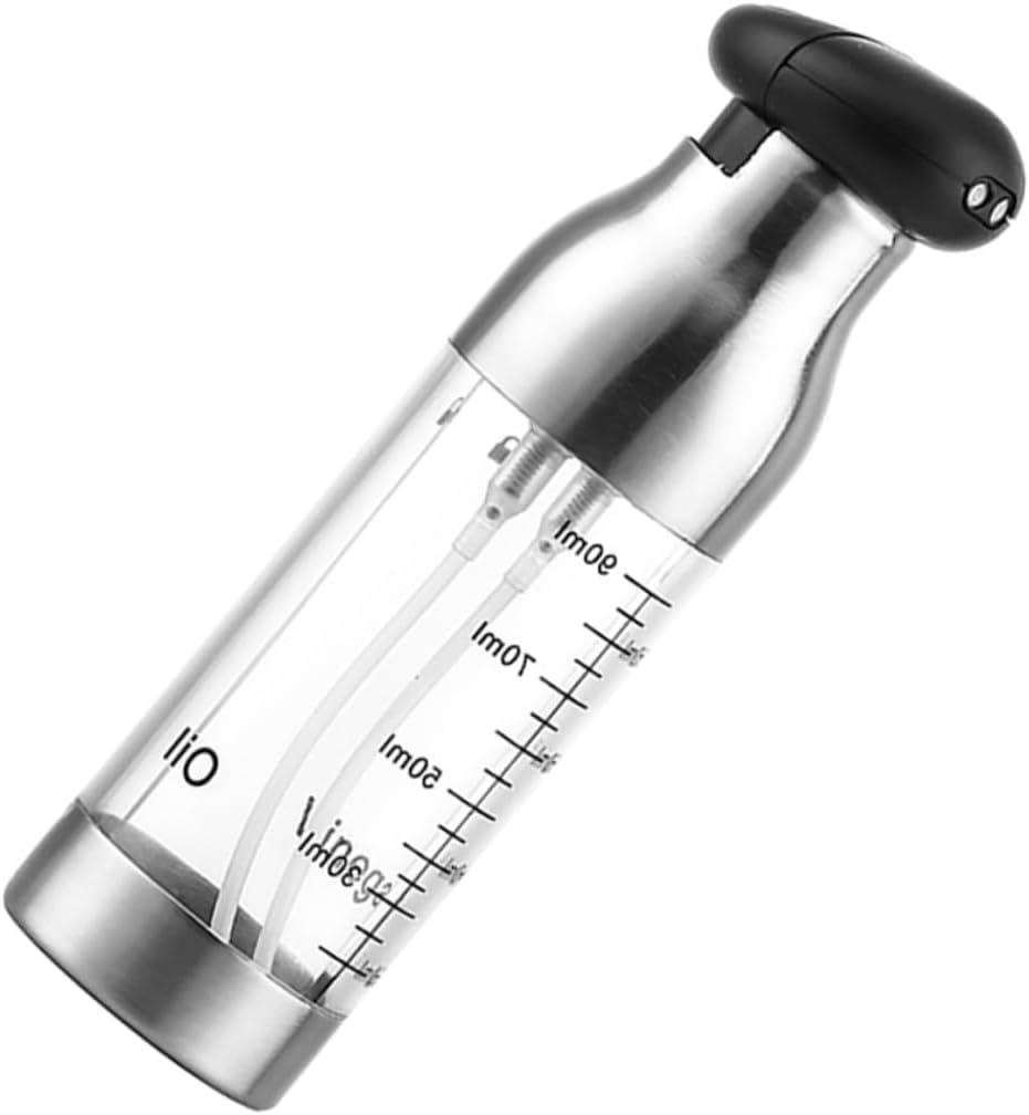Cabilock Oil Dispenser Spray Bottle 90ml Cooking Baking Oil Sprayer Non-dirty Nozzle for Kitchen Storage