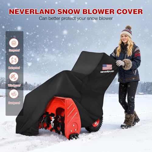 image for NEVERLAND Waterproof Snow Blower Cover - Snow Thrower Cover with Ameri