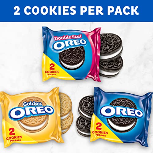 Oreo Cookies Variety Pack, Oreo Original, Oreo Golden, Oreo Double Stuf & Oreo Thins, 56 Snack Packs #TOP3