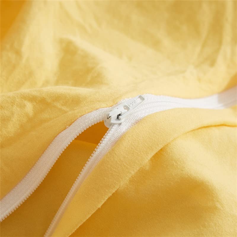 Ensemble de draps de lit housse de couverture de franges et pompons unis - 2