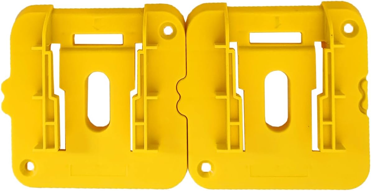 10Packs Battery Holders Mount Fit for Dewalt 20V 60V Battery DCB200 DCB201 DCB202 DCB203 DCB204 DCB205 DCB206 DCB208
