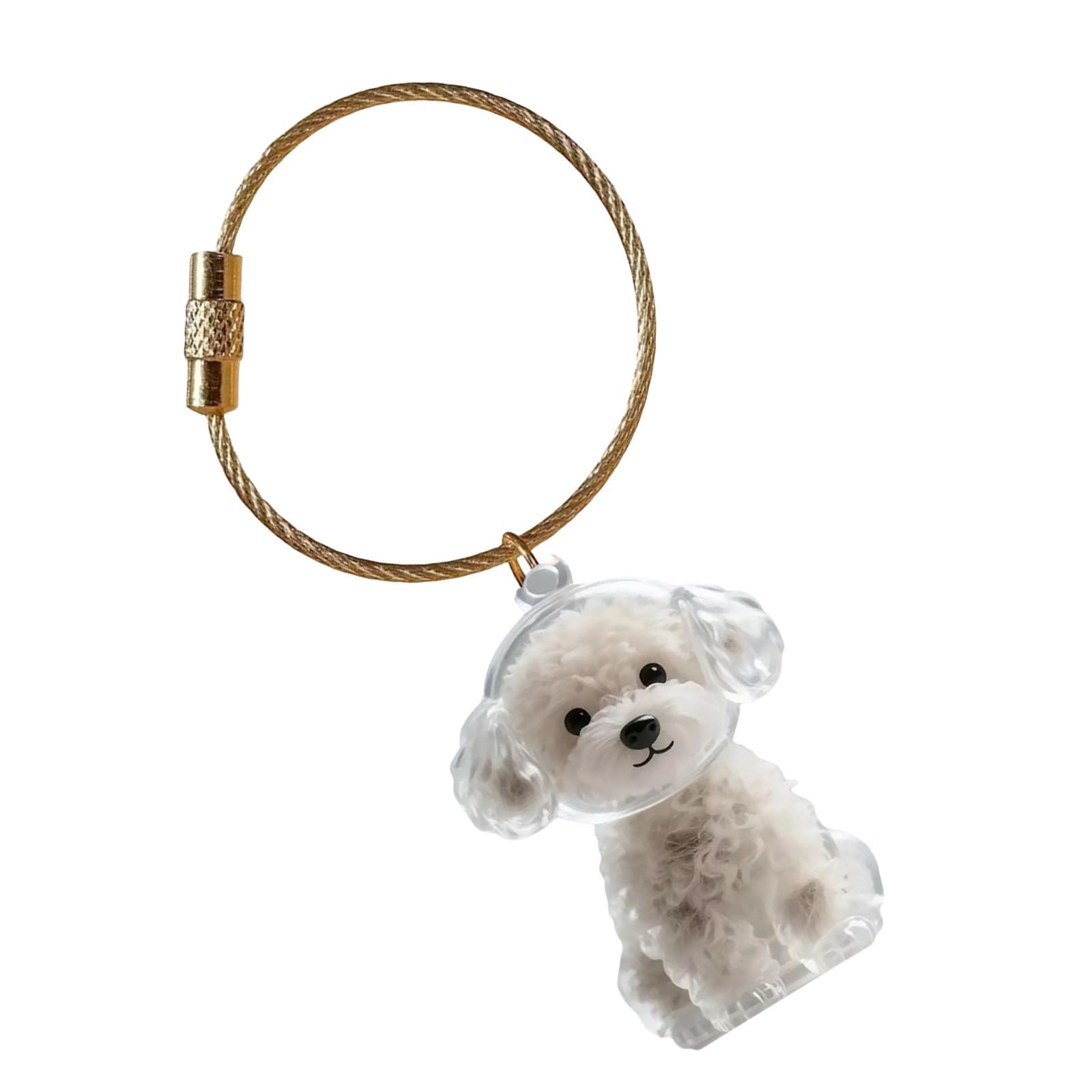 Kalttoy B Pet Memorial Keychain Dog Hair Ox For Preserving Dog Hair Or Cremation Ashes In Durability Ox Keyring Pet Keychain