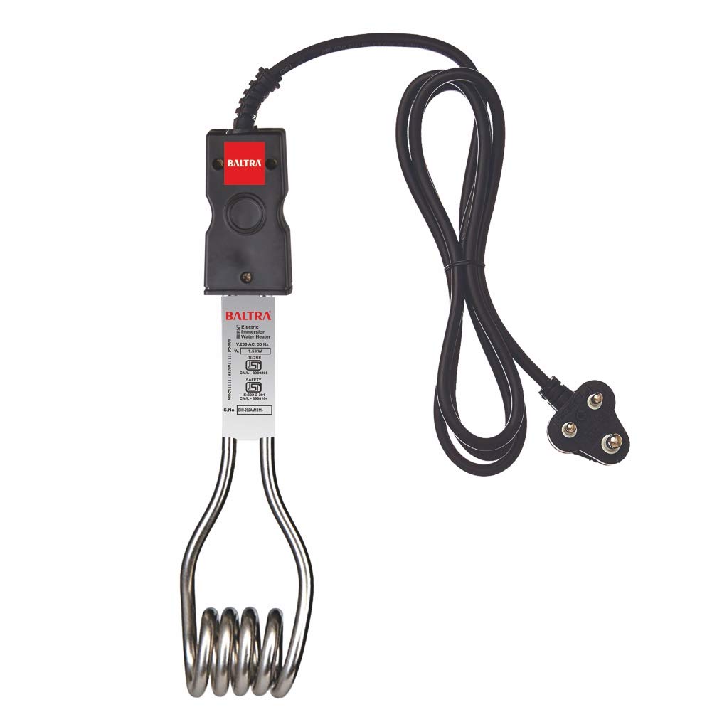 Buy BALTRA Immersion Rod Water Heater 1500W (Black) Online at Low Prices in  India - Amazon.in