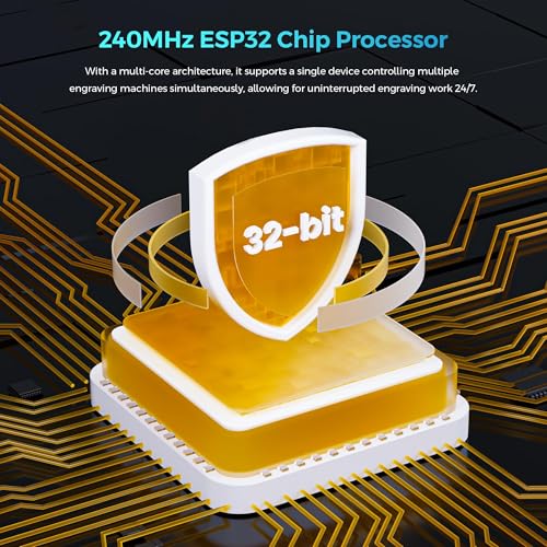Image of LONGER Ray5 10000mW Class 4 Laser Engraver, DIY Laser Cutter Engraving Machine with 3.5 inch Touch Screen, 15.75 inchx15.75 inch Engraving Area, 0.08mm Laser Spot, for Wood, Metal, Acrylic, Glass