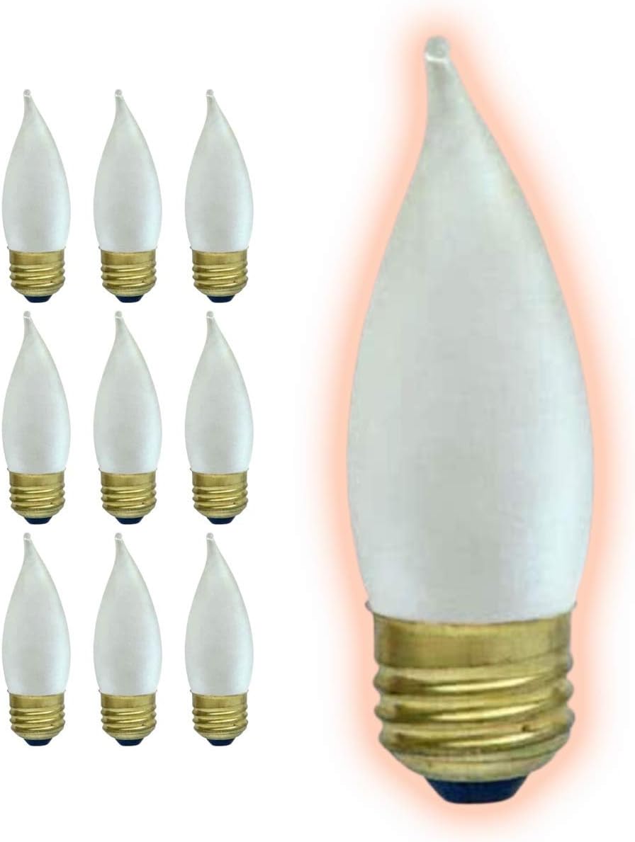 GoodBulb 25-Watt Frosted G25 Light Bulbs Incandescent Restaurant Bulb E26 Medium Base 2700K Warm White 175 Lumens Restaurant Light Bulbs Pack of 10 Bulbs