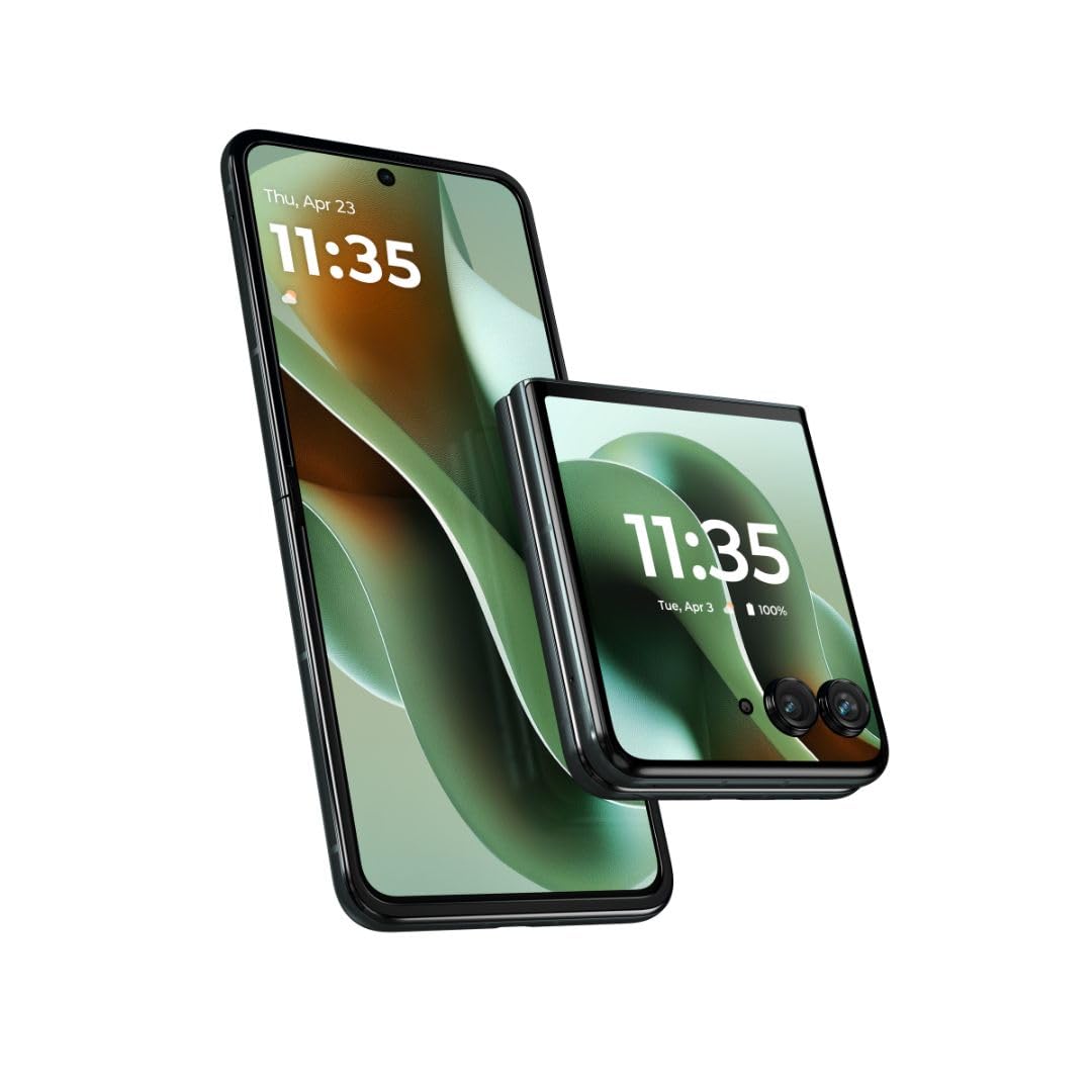 Motorola Razr Ultra 2025 flip foldable phone with largest cover screen alternative to iPhone stylish compact design