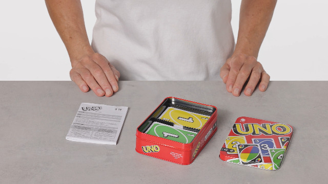 UNO Zero avec boite métallique – Jeu de cartes Mattel, via Amazon UNO Zero avec boite métallique – Jeu de cartes Mattel, via Amazon