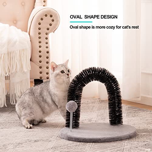 Cooenia Sisal Cat Scratcher, Cat Arch Self Groomer Massager With Cat Hair Brush And Kitty Ball Toy, Cat Scratch Pad For Kittens And Indoor Cats - Reversible Design #TOP2
