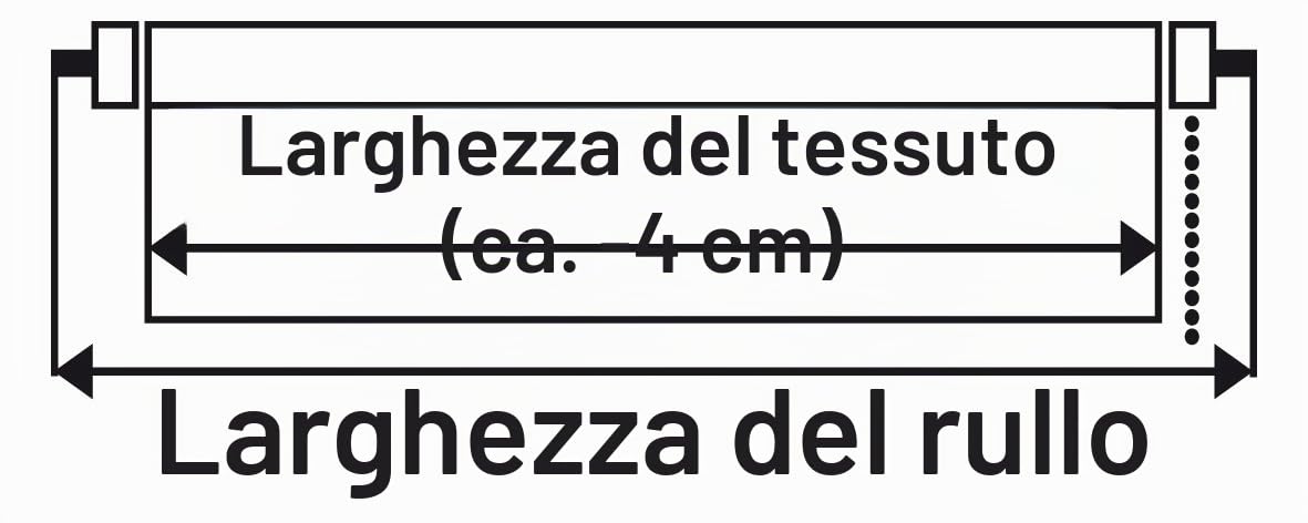 Gardinia Tenda a rullo con catenella laterale, Installazione a parete, soffitto o nicchia, Trasparente, Opaca, Kit di montaggio incluso, Bianco, 102 x 180 cm (LxA), tessuto
