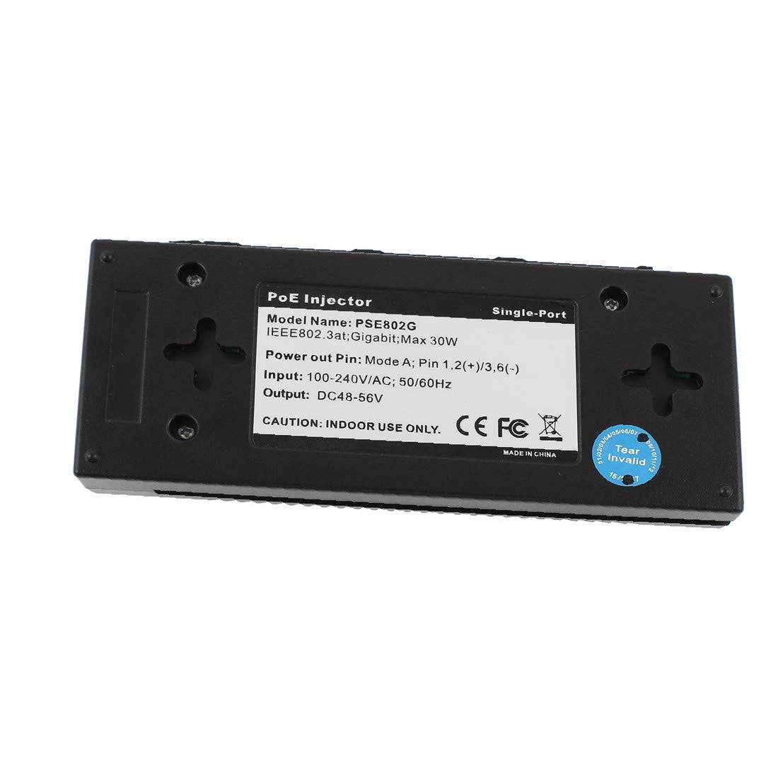 DC 48V 600MA Gigabit POE zasilacz wtryskiwacza przez adapter przeÅ‚Ä…cznika Ethernet(48 ν 600MA Gigabit - POE - Injektor Netzteil über Ethernet - Switch - Adapter
