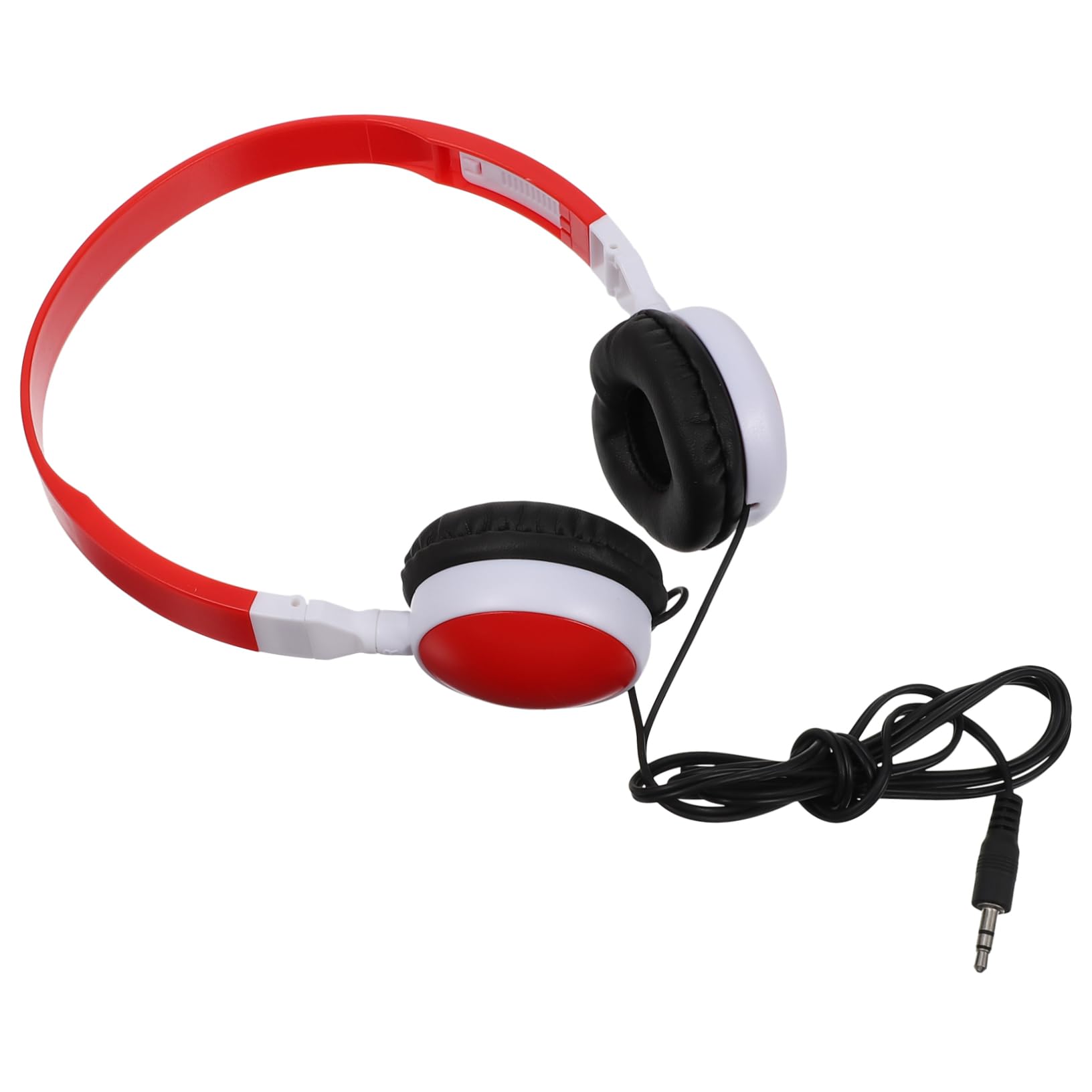 Uonlytech 4piezas Auriculares Plegables para Niño Niña Diadema y Cómoda para Escuela y Viajes Auriculares Cancelación De Ruido Usos Casa y Movimiento Color Vino