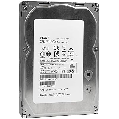 HGST Ultrastar 15K600 | 600GB 15K RPM SAS 6Gb/s 64MB Cache 3.5 Inch | 1.6 Million MTBF | HUS156060VLS600 | Enterprise Hard Disk Drive With Mission Critical Performance (HDD)