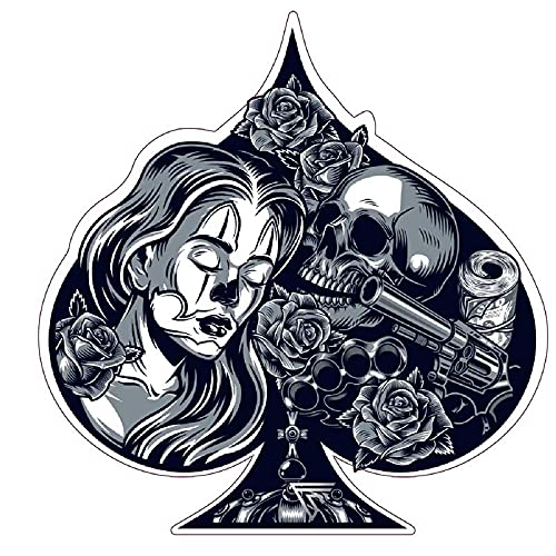 Stickers rétro réfléchissant pour Casque Moto Tête de Mort Old School - Super Fabrique -