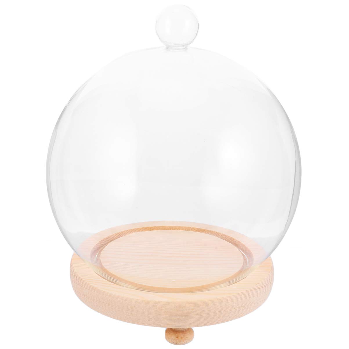 MyGift Lot De 2 Globe En Verre Transparent à Suspendre Pour Plantes