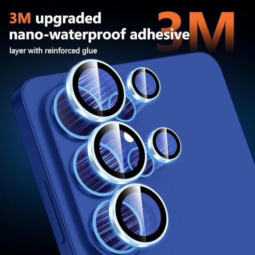 Image of JGD PRODUCTS Premium Camera Lens Protector Compatible For Samsung Galaxy S26 Ultra 5G (Blue) Camera Lens Protector - 9H Tempered Glass, Military-Grade Anti-Scratch, Case-Friendly, Easy Install Frame